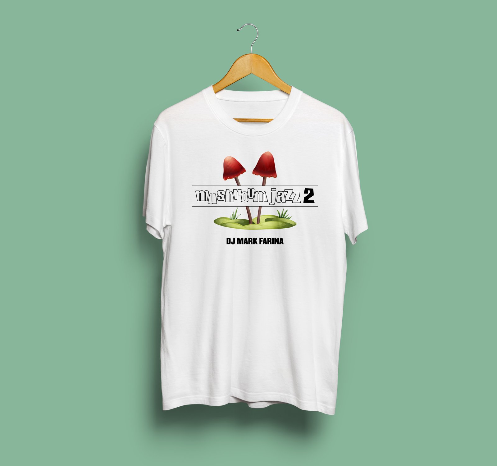 Mushroom Jazz Vol 2 Organic T-Shirt | Mark Farina